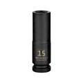 Powerbuilt 1/2" Drive 15Mm Deep Impact Socket 647184